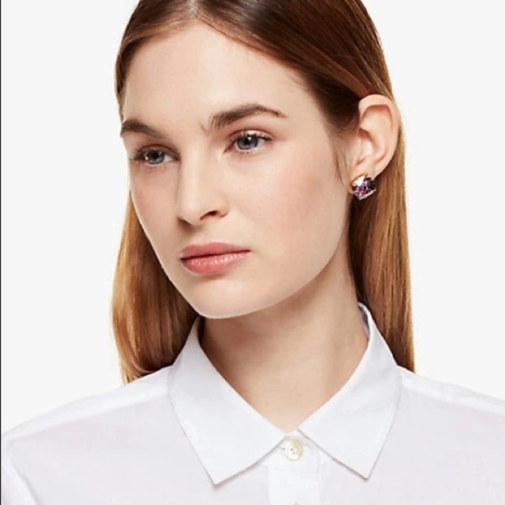 Kate Spade square studs - Picture 2 of 5